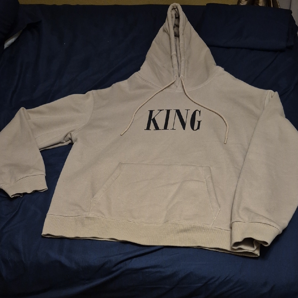 Beige Hoodie for Men